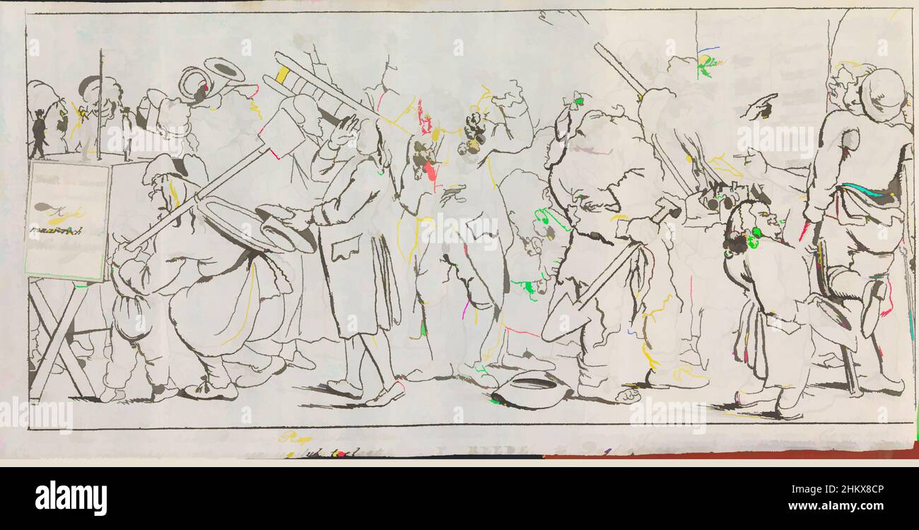 Art inspired by Cartoon on rejection of Plan of Constitution 1797