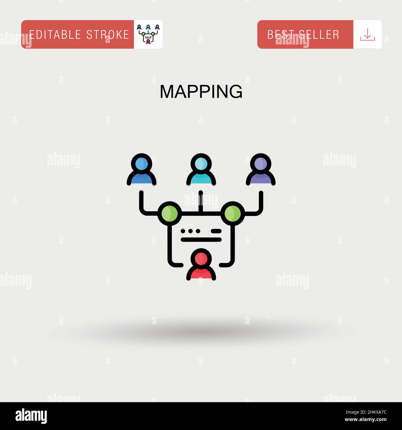 Mapping Simple vector icon Stock Vector Image & Art - Alamy