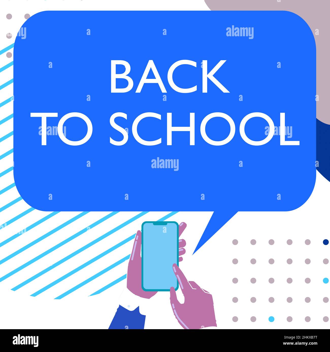 Inspiration showing sign Back To School. Business idea New Teachers Friends Books Uniforms Promotion Tuition Fee Mobile Drawing Sharing Positive Stock Photo