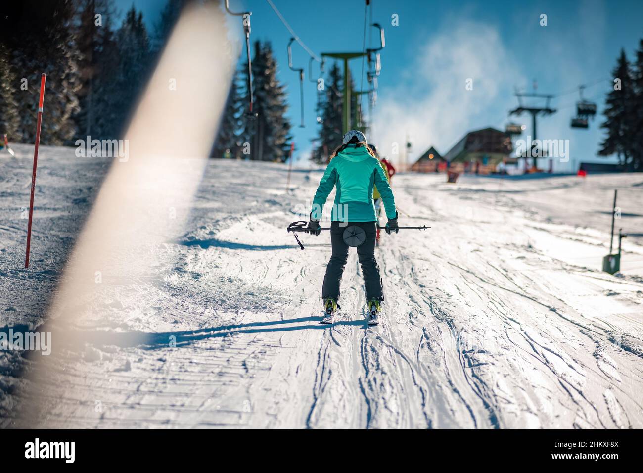 Old chair lift ski resort hi-res stock photography and images - Alamy