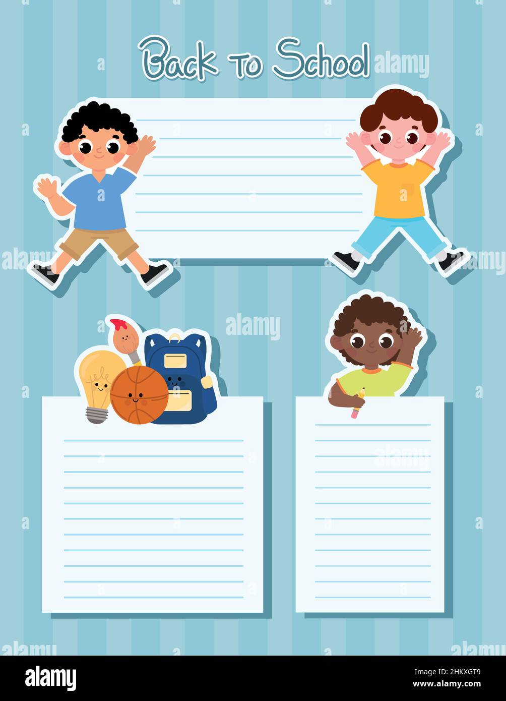 back to school student boys Stock Vector Image & Art - Alamy