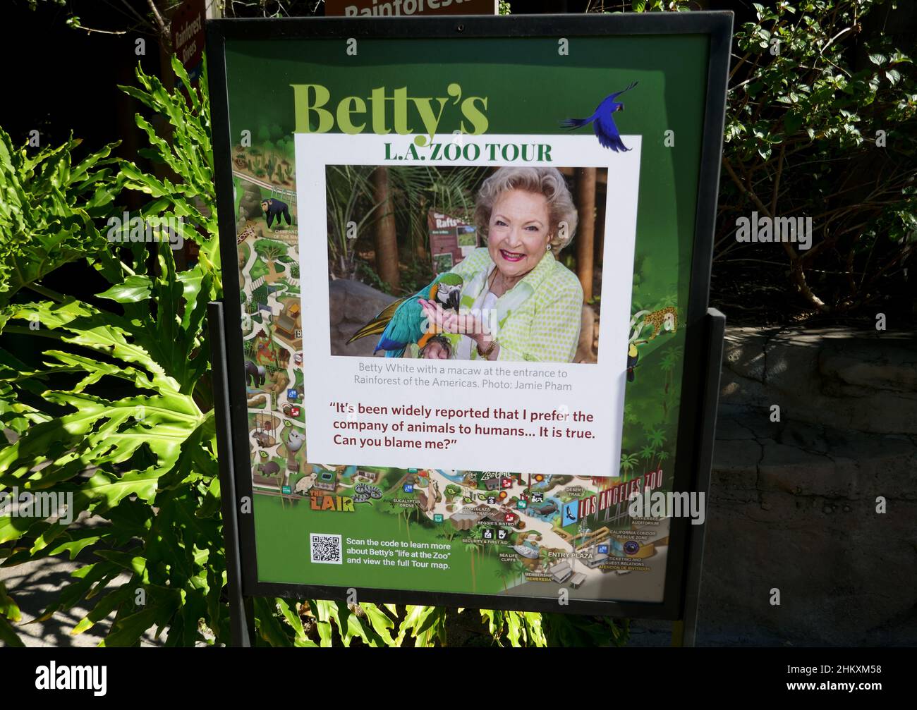 Los Angeles, California, USA 21st January 2022 Betty White's Zoo Tour