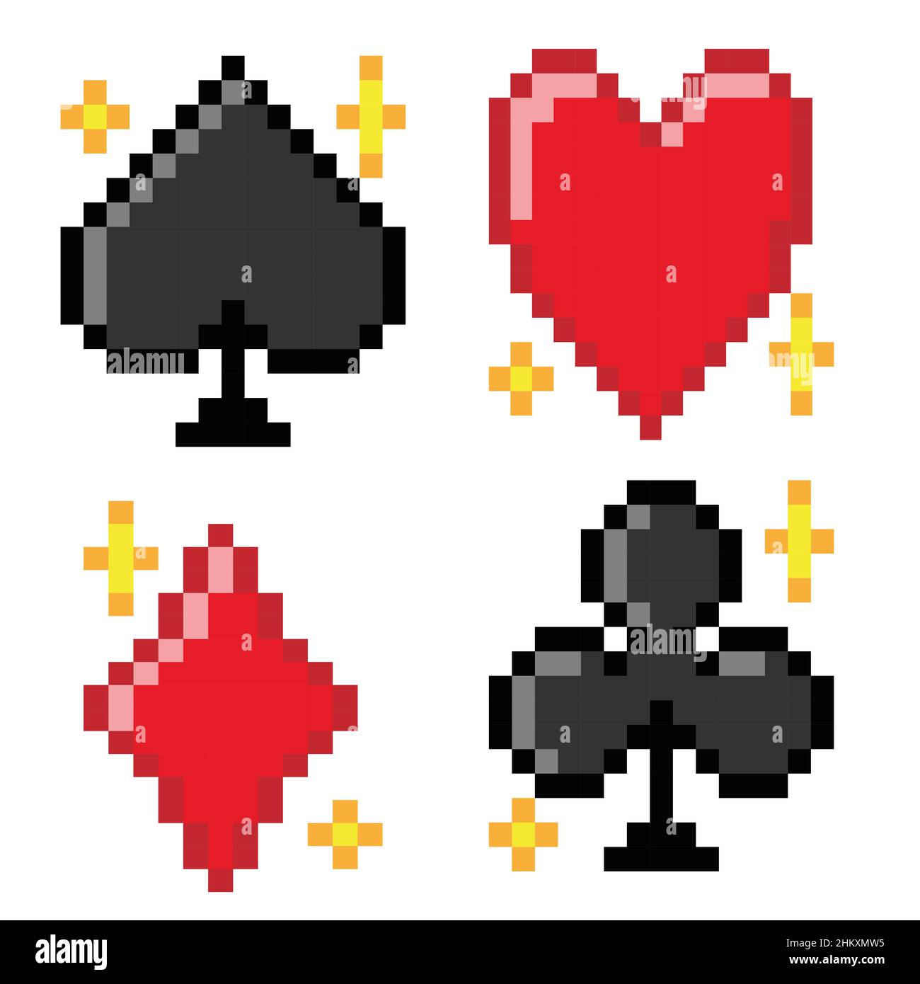 Cartoon illustration spade card suit hi-res stock photography and ...