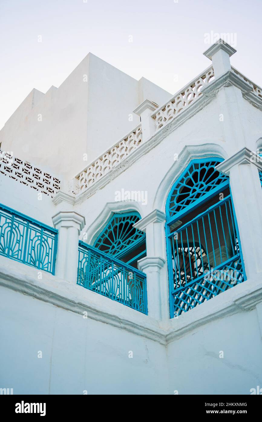 Traditional house in Oman Muscat Stock Photo
