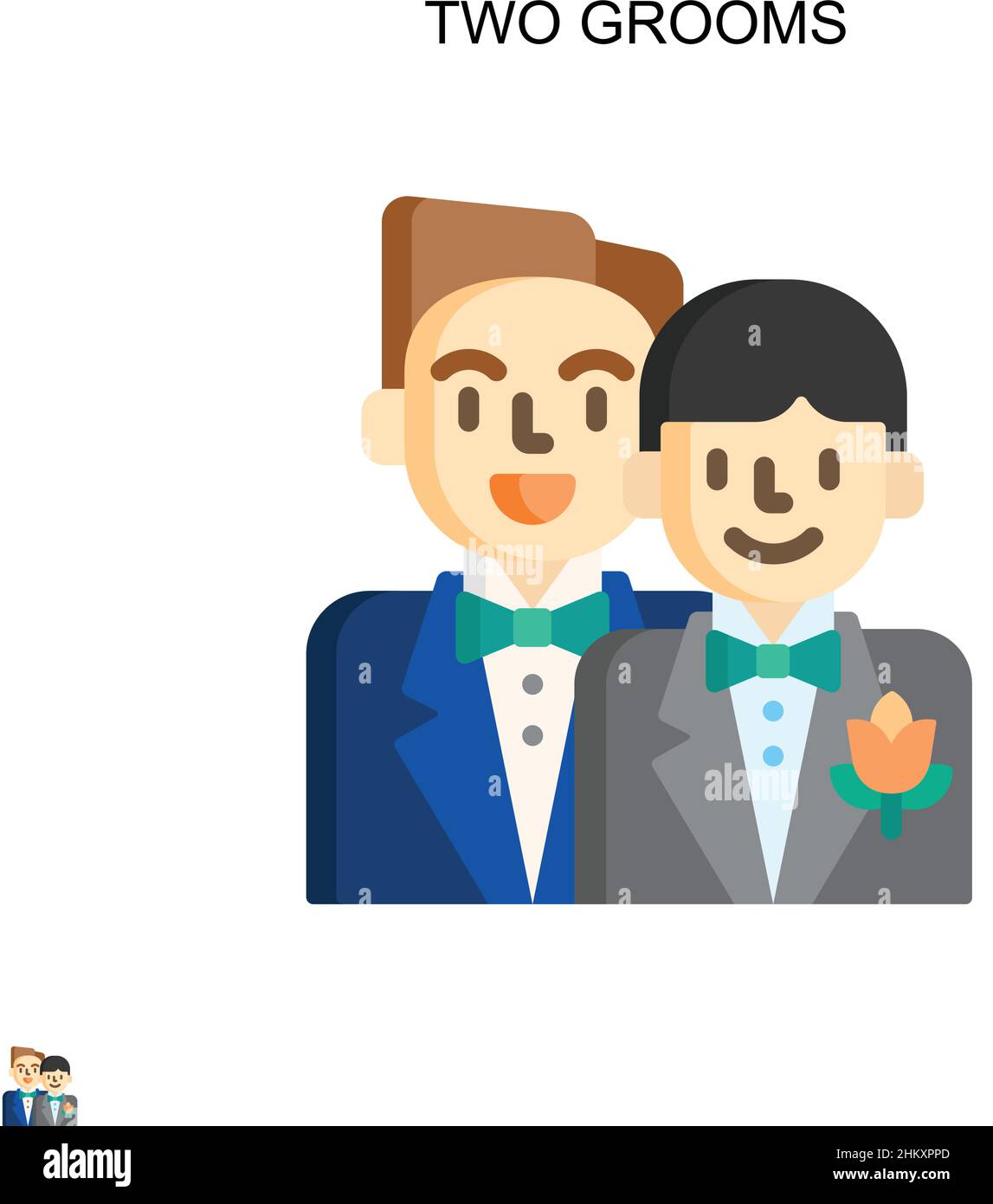 Two men kiss woman Stock Vector Images - Alamy