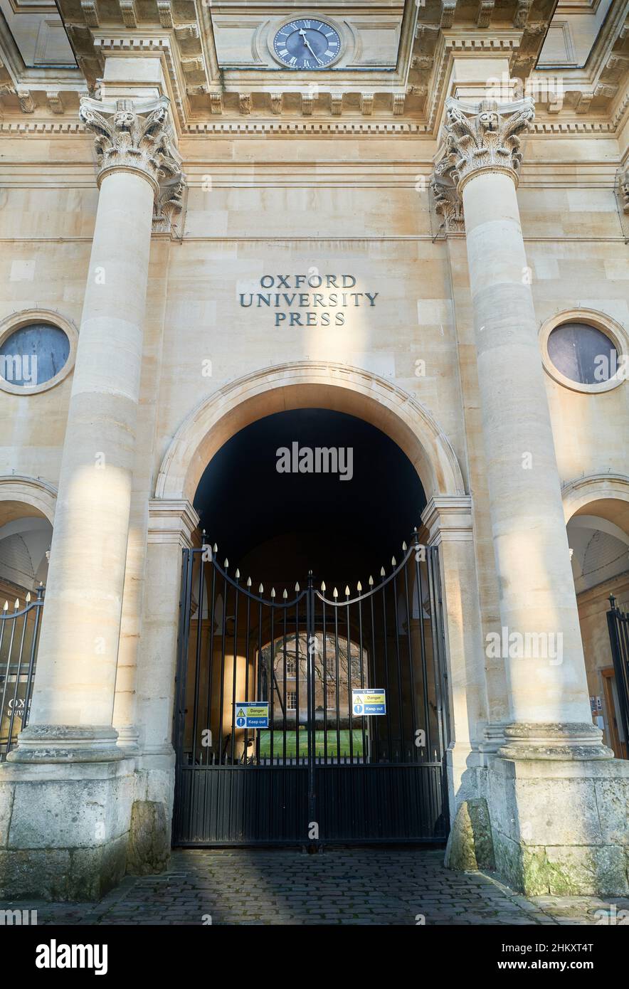 Oxford University Press printing and publishing building, Oxford, England. Stock Photo