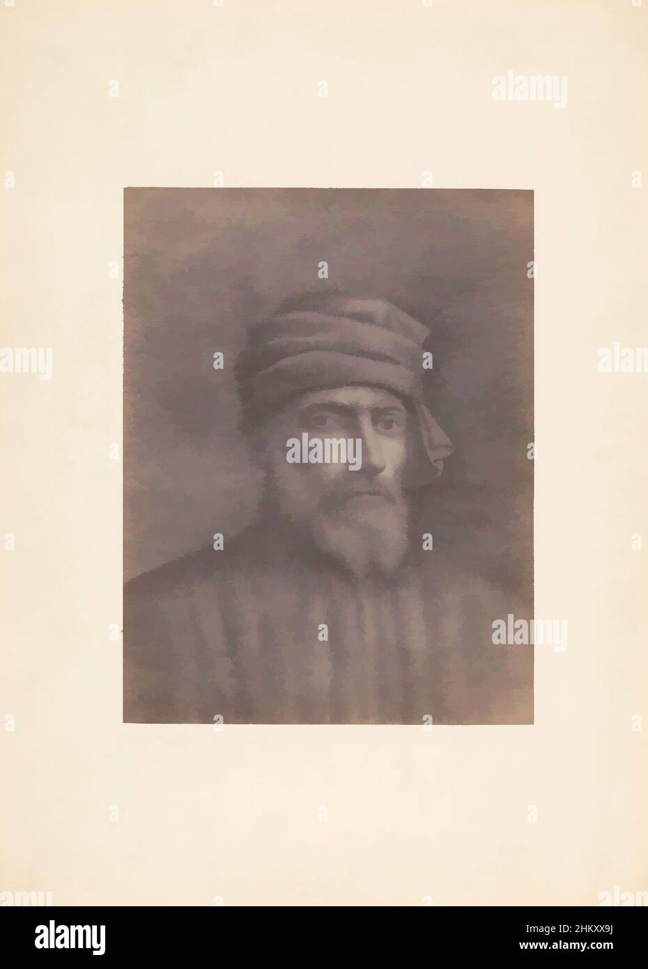 Art inspired by Photoreproduction of (presumably) a fresco by Paolo Uccello, depicting a portrait of Donatello, Portrait of Donatello (Donato di Niccoló di Betto Bardi) by Paolo Ucello., Paolo Uccello, c. 1875 - c. 1900, cardboard, albumen print, height 242 mm × width 186 mm, Classic works modernized by Artotop with a splash of modernity. Shapes, color and value, eye-catching visual impact on art. Emotions through freedom of artworks in a contemporary way. A timeless message pursuing a wildly creative new direction. Artists turning to the digital medium and creating the Artotop NFT Stock Photo