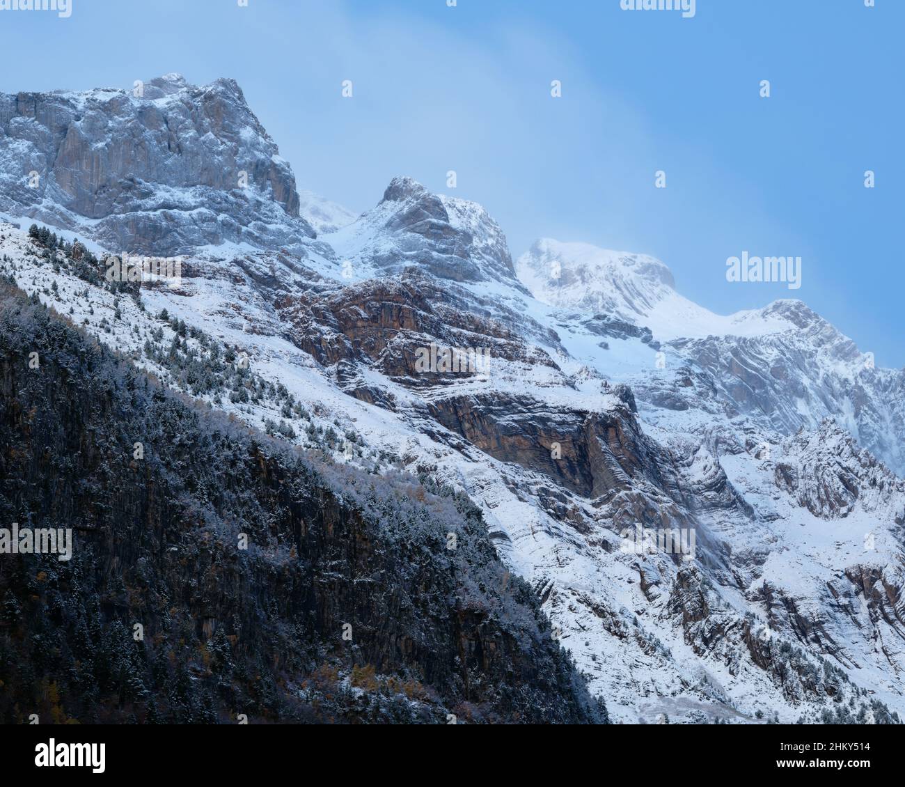 Valle de Pineta Stock Photo - Alamy