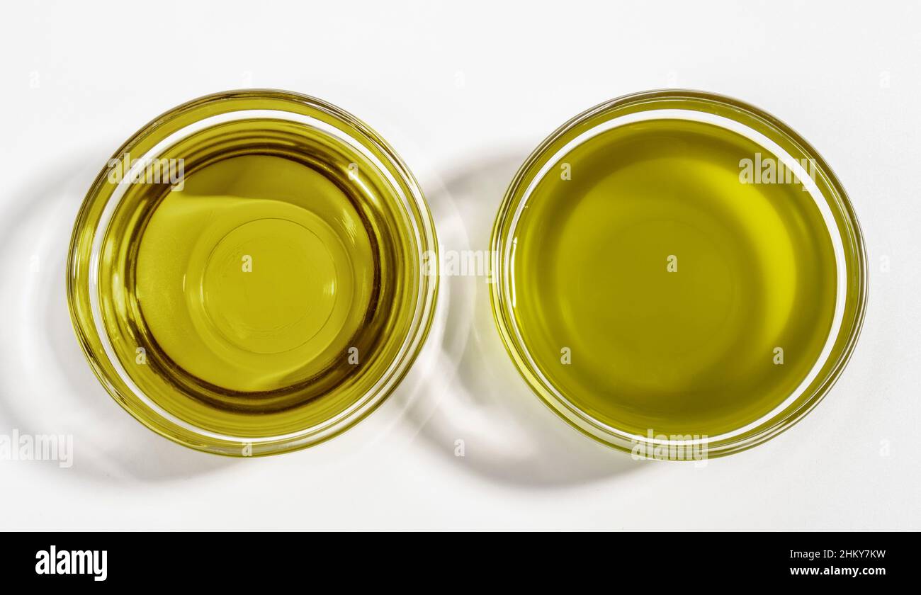 Extra virgin olive oil Stock Photo