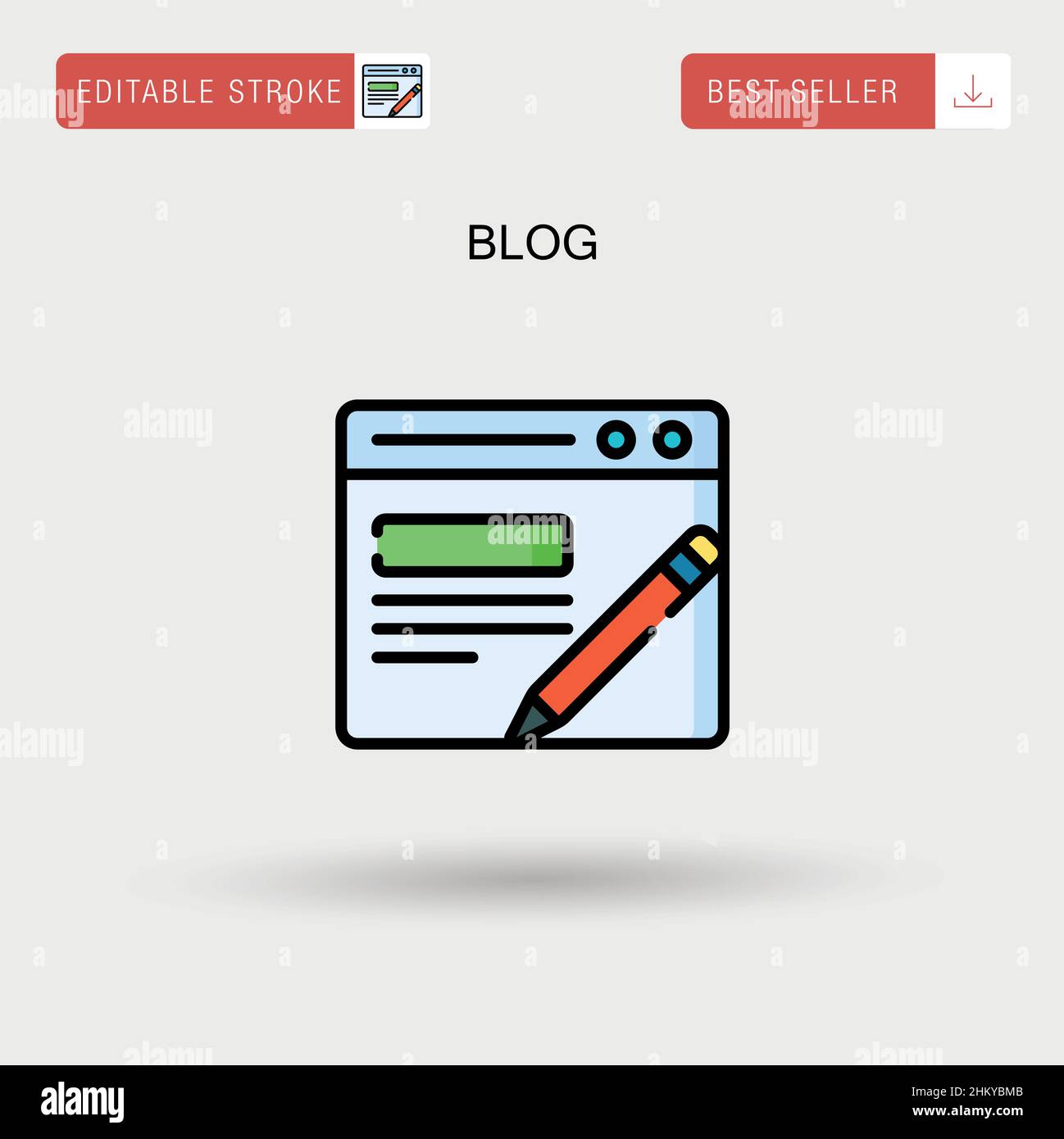 Wooden blog Stock Vector Images - Alamy