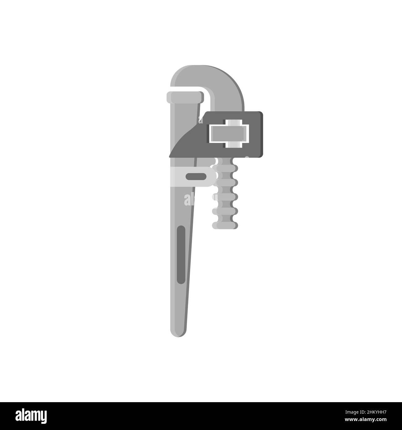 Expanding key isolated on white background. Vector illustration. Stock Vector