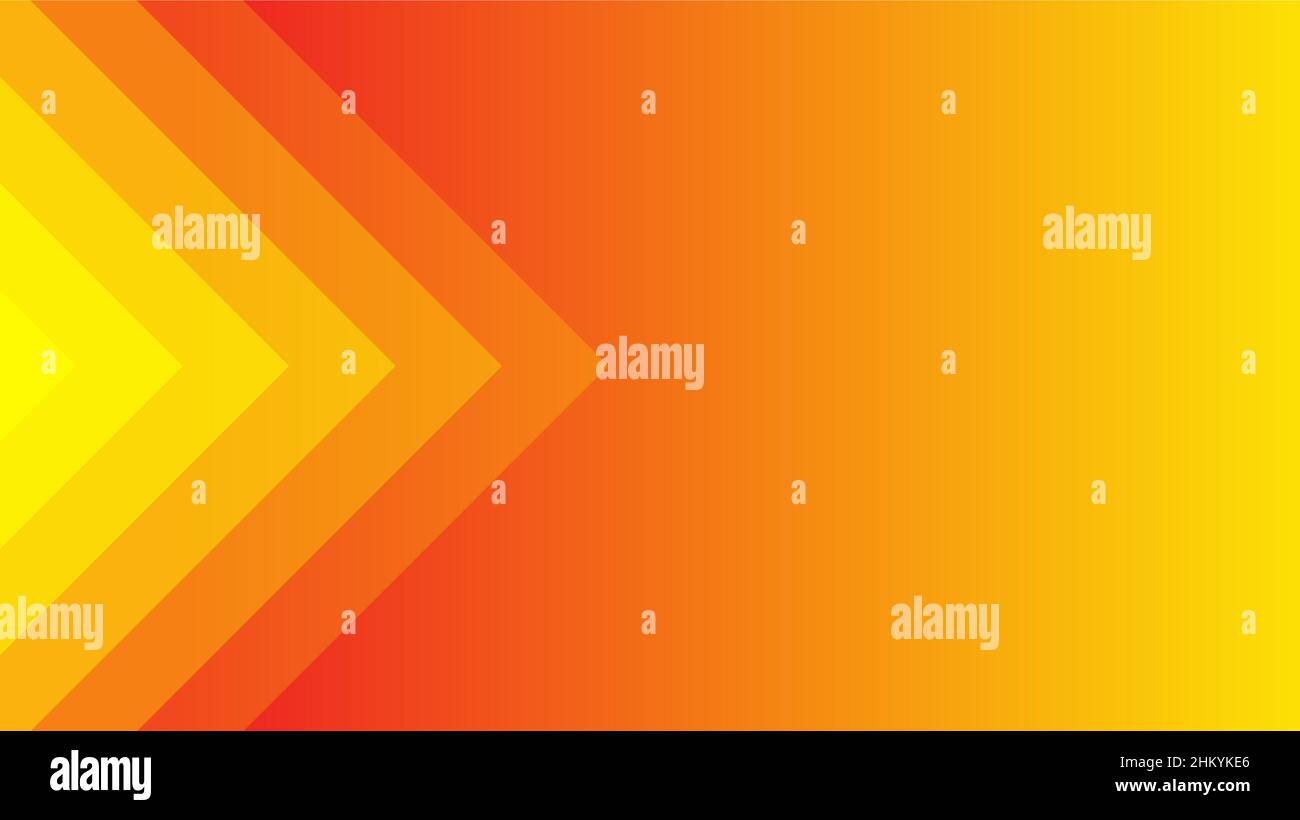 Orange background wrapped in triangle pattern design Stock Vector