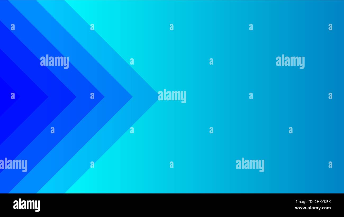 Blue background wrapped in triangle pattern design Stock Vector
