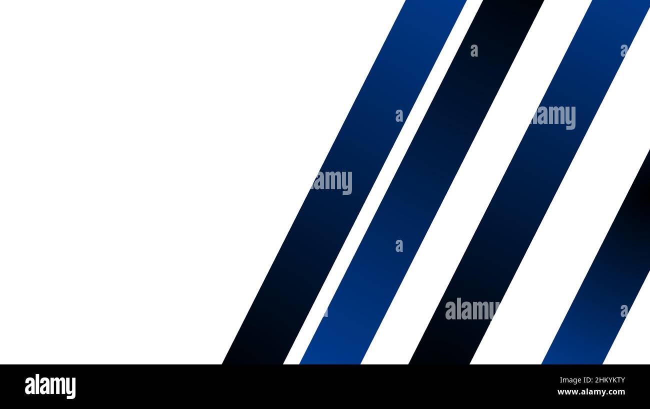 White background with dark blue abstract straight lines Stock Vector