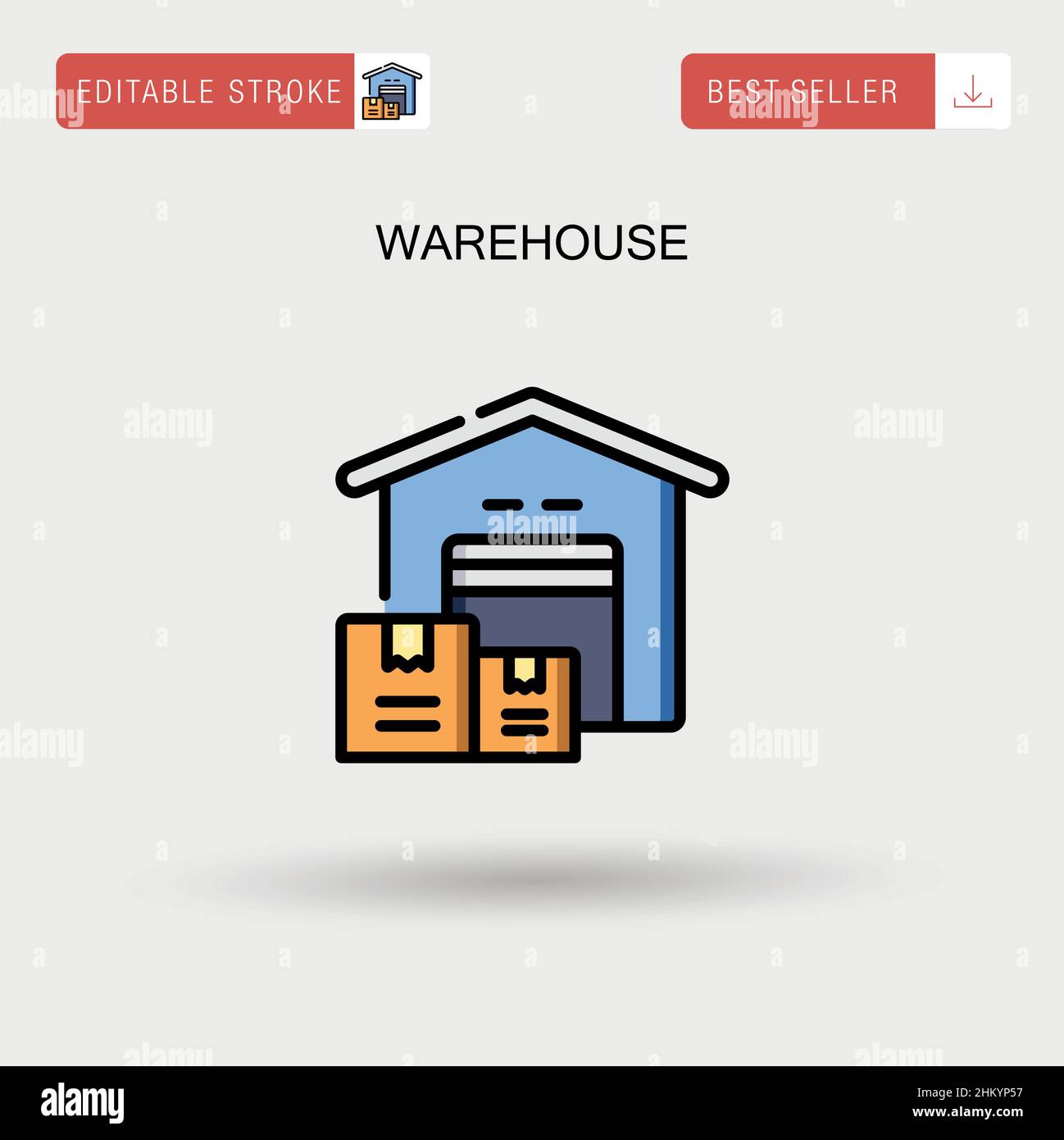 Warehouse Simple vector icon Stock Vector Image & Art Alamy