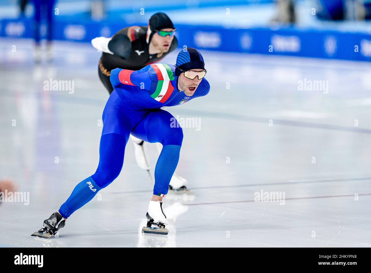 BEIJING CHINA FEBRUARY 6 Michele Malfatti of Italy competing