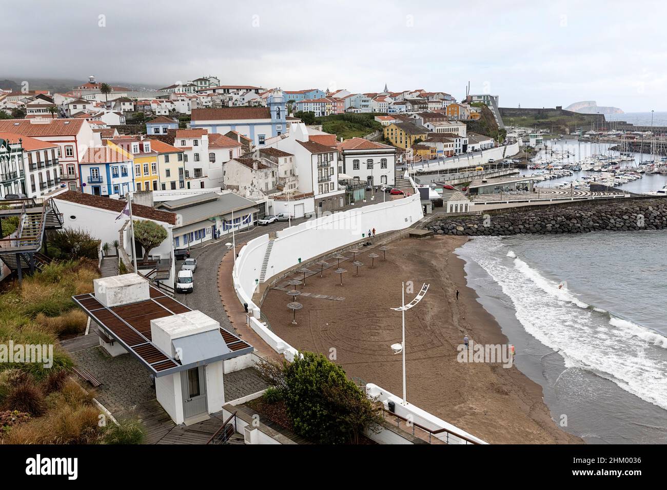 Portugal, Azores, Terceira Island, Angra do Heroismo, Colorful, bright