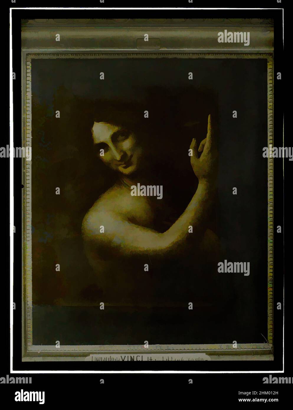 Art inspired by Reproduction of Leonardo da Vinci, John the Baptist ...