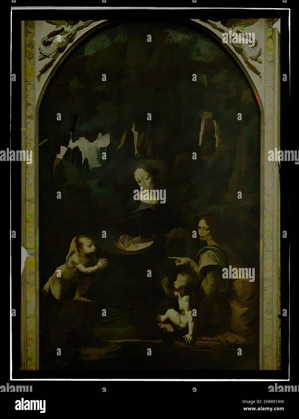 Art inspired by Reproduction of Leonardo da Vinci, Virgin on the rocks ...