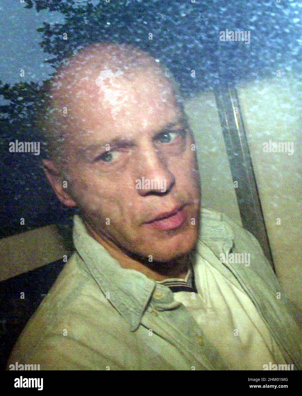 File photo dated 05/09/2001 of Michael Stone departing from Nottingham Crown Court. Milly Dowler’s killer Levi Bellfield has admitted to the murders of Lin Russell and her daughter Megan, a lawyer has said. Issue date: Sunday February 6, 2022. Stock Photo