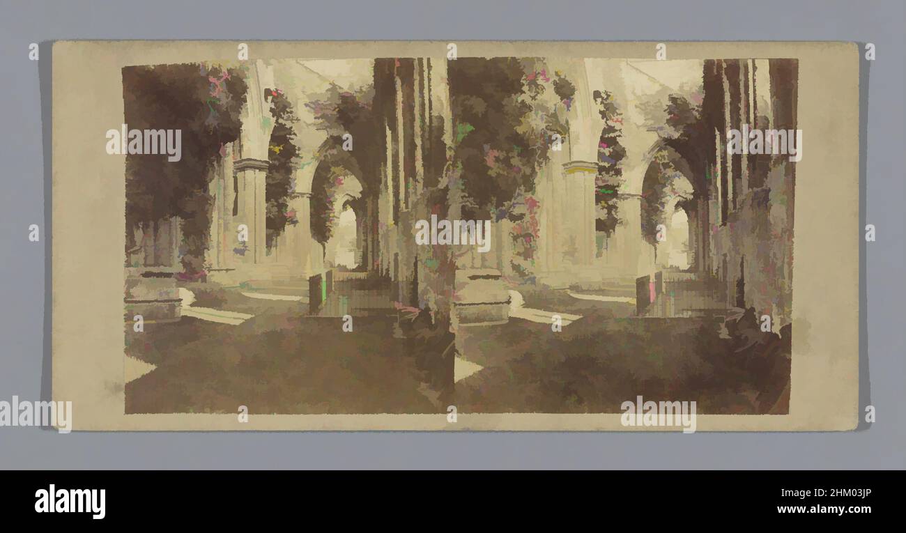 Art inspired by View of the interior of the ruins of Tintern Abbey ...