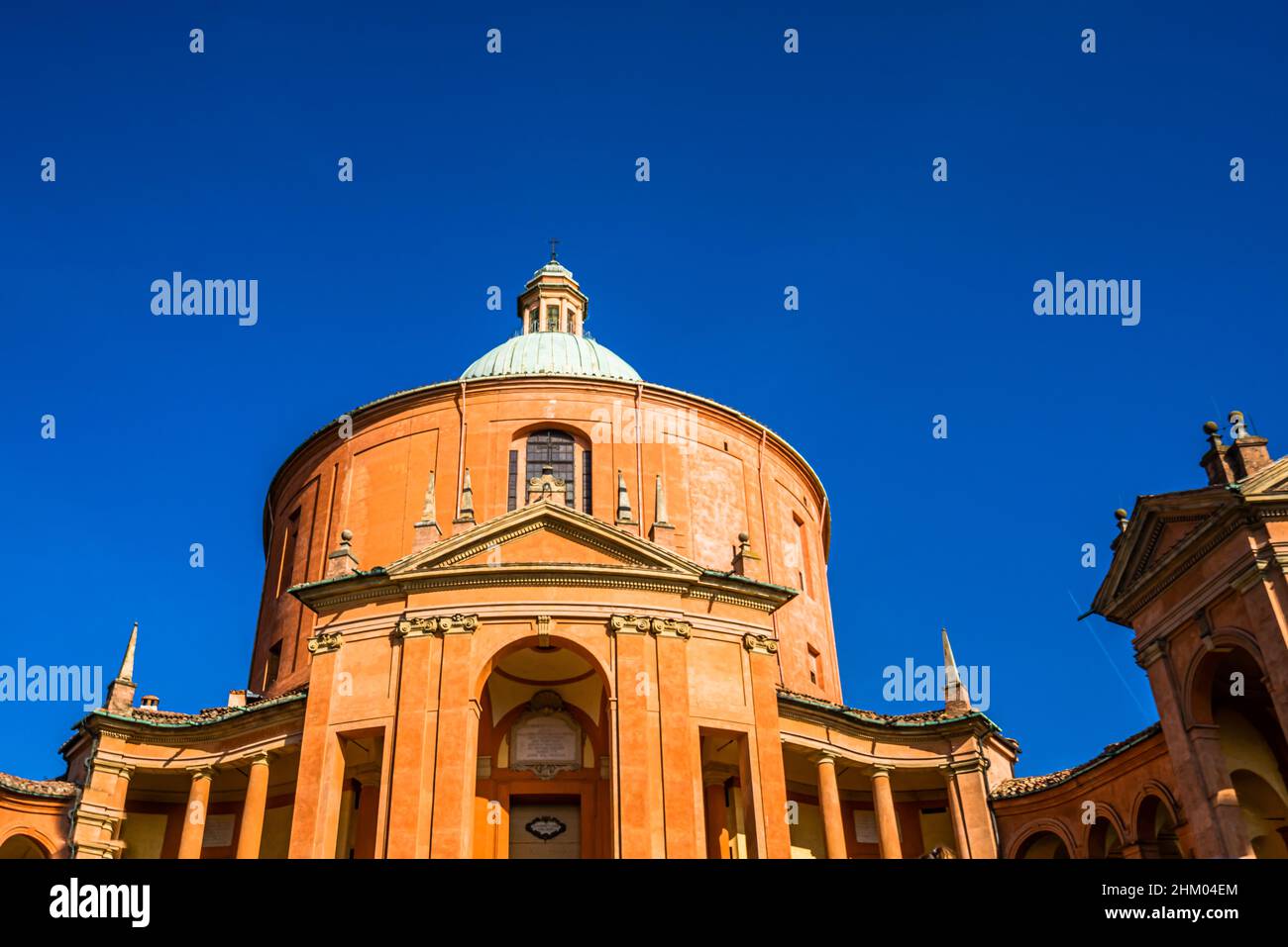 View at the Basilica of Madonna di San Luca in Bologna, Italy Stock Photo