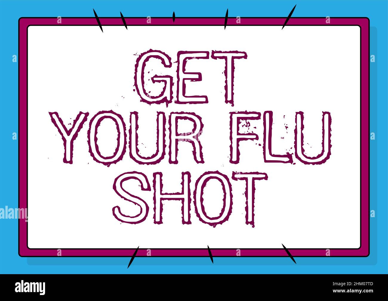Text sign showing Get Your Flu Shot. Business concept immunization is ...
