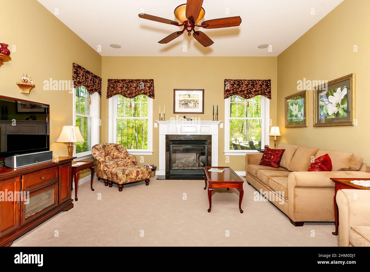 High-End Residential Interior Stock Photo - Alamy
