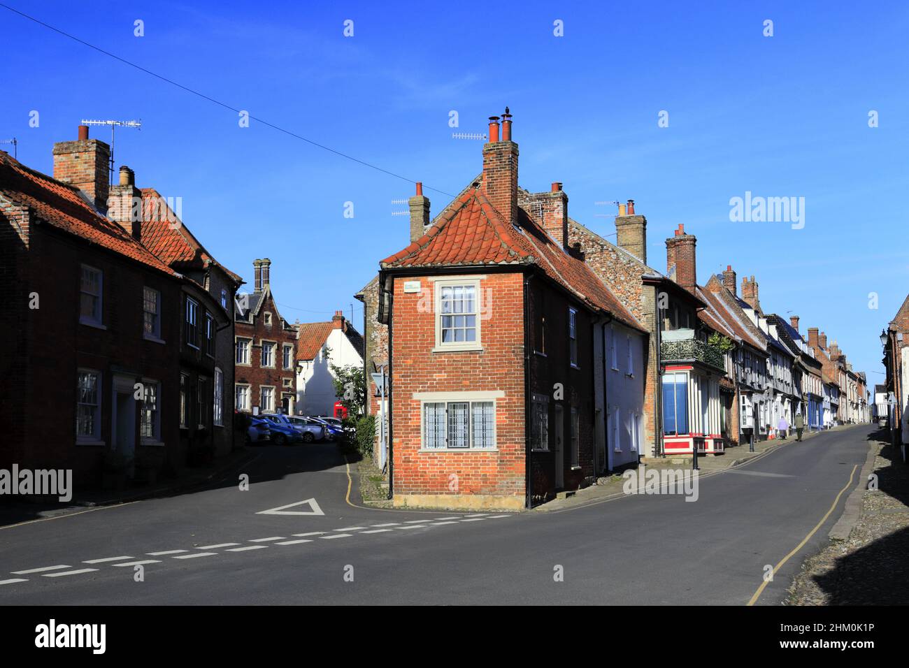 View of Little Walsingham village, North Norfolk, England, UK Stock Photo