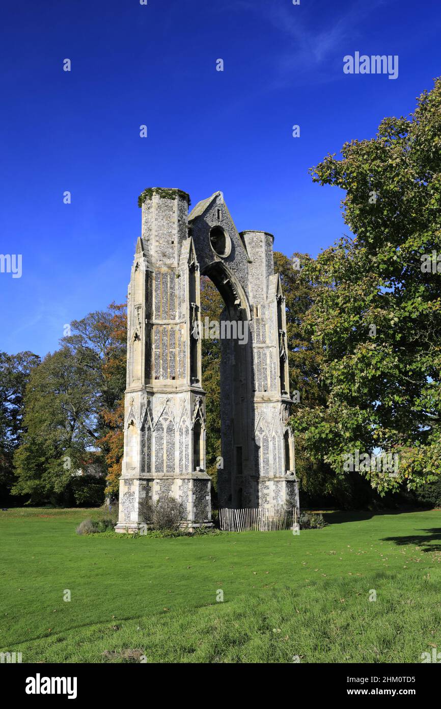 The Ruins Of Walsingham Abbey, Little Walsingham Village, North Norfolk ...