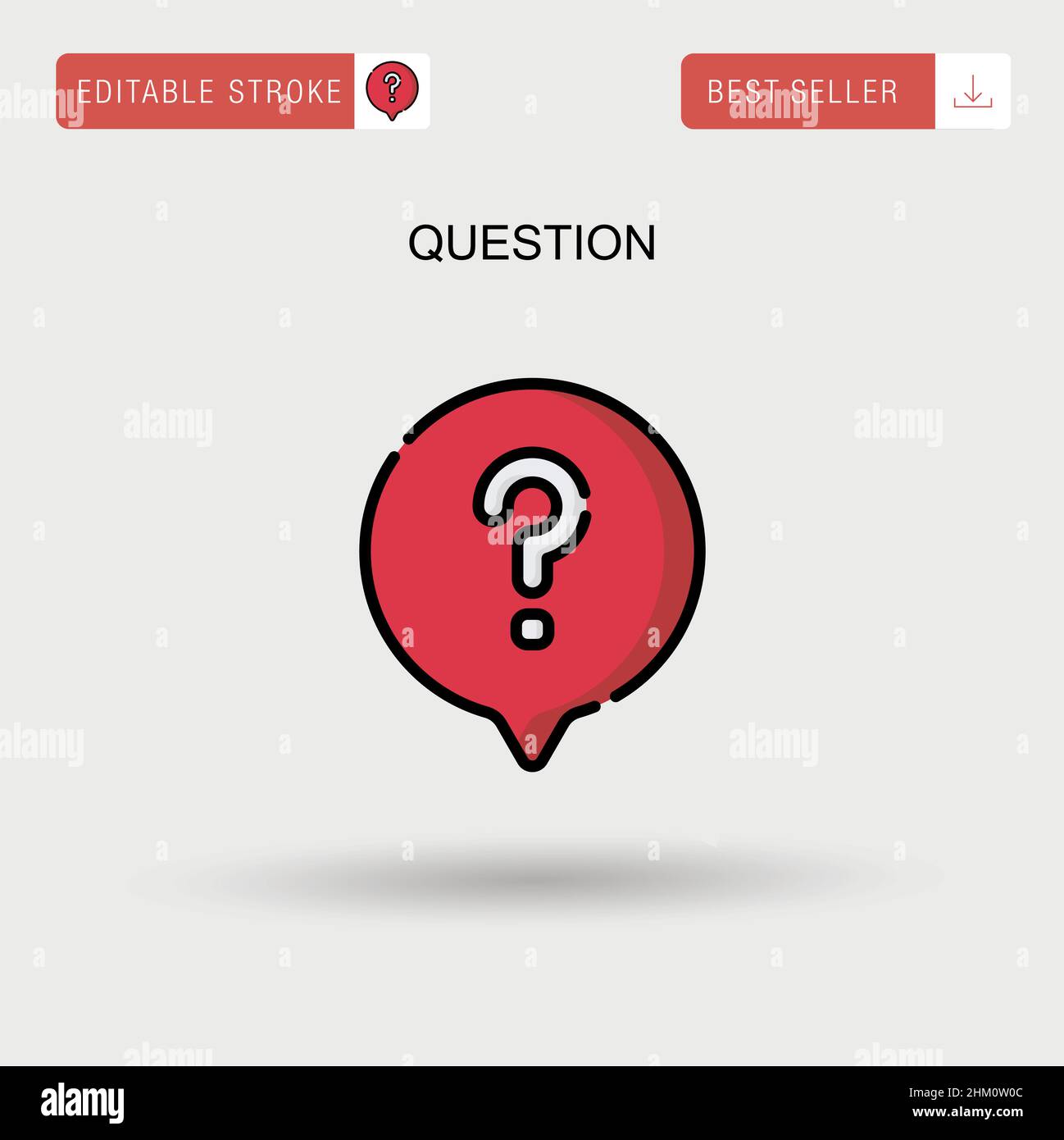 Question Simple vector icon Stock Vector Image & Art - Alamy