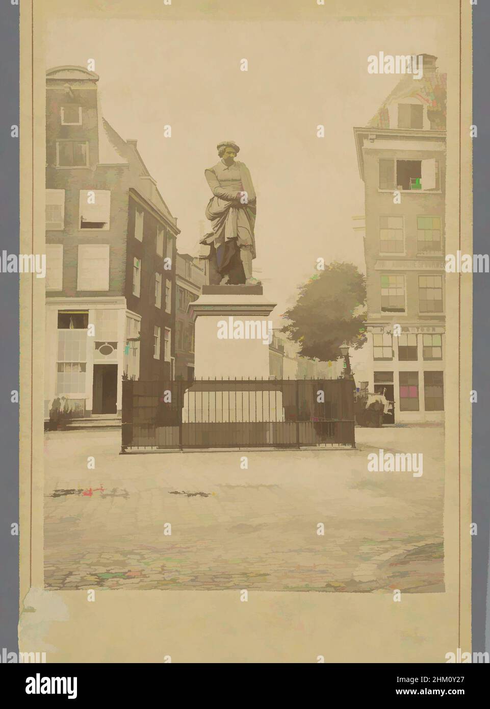 Art inspired by Statue of Rembrandt van Rijn on the Rembrandtplein in Amsterdam, Amsterdam