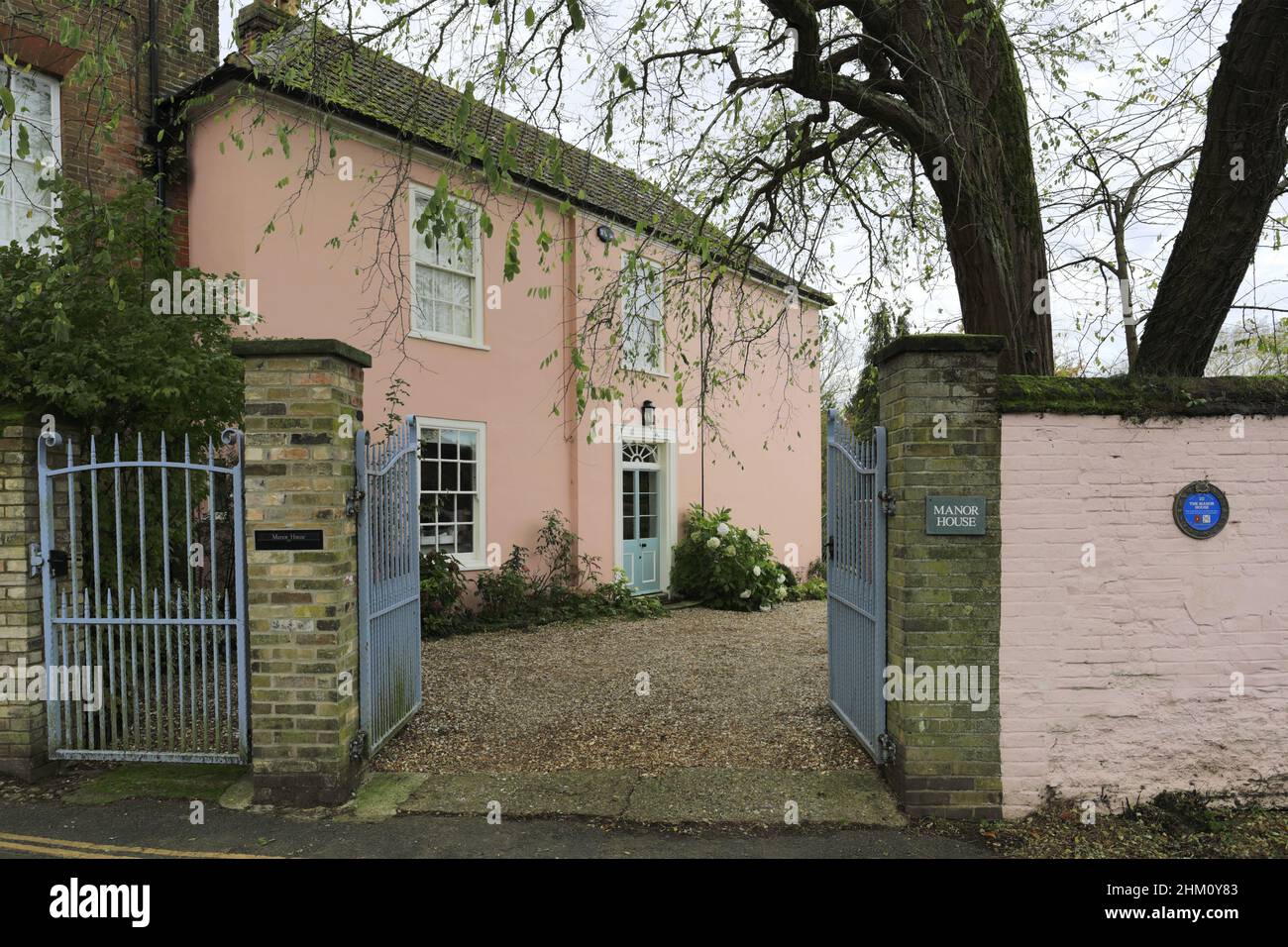 The Manor House, Fakenham town, Norfolk County, England, UK Stock Photo