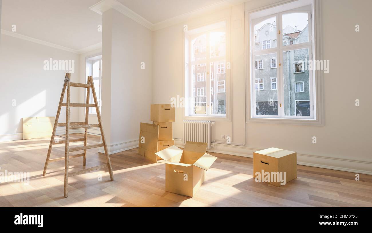 Home loft boxes hi-res stock photography and images - Alamy