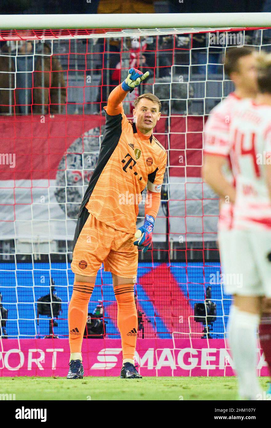 Manuel NEUER, goalkeeper FCB 1 in the match RB LEIPZIG - FC BAYERN