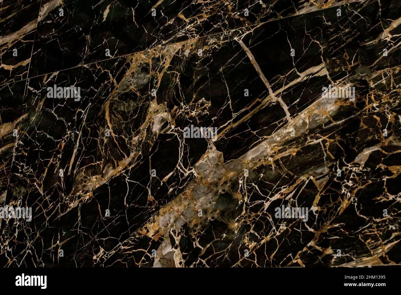 Gold and white Patterned natural of dark gray marble texture background