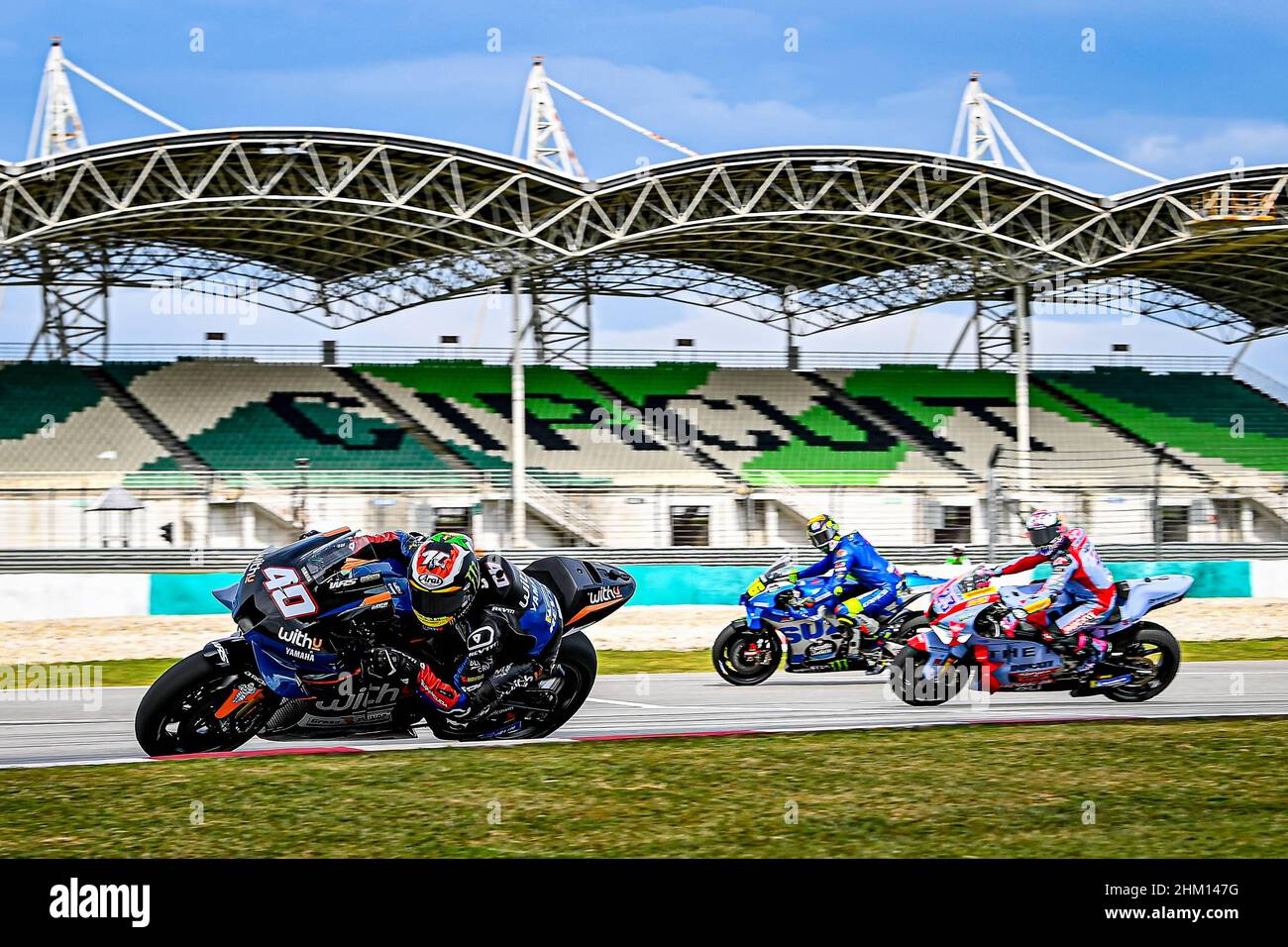 Sepang, Malasia. 06th Feb, 2022. Official MotoGP tests at the Sepang  International Circuit. Malaysia February 06, 2022. In picture: 40 Darryn  Binder Test oficiales de MotoGP en el Circuito Internacional de Sepang.