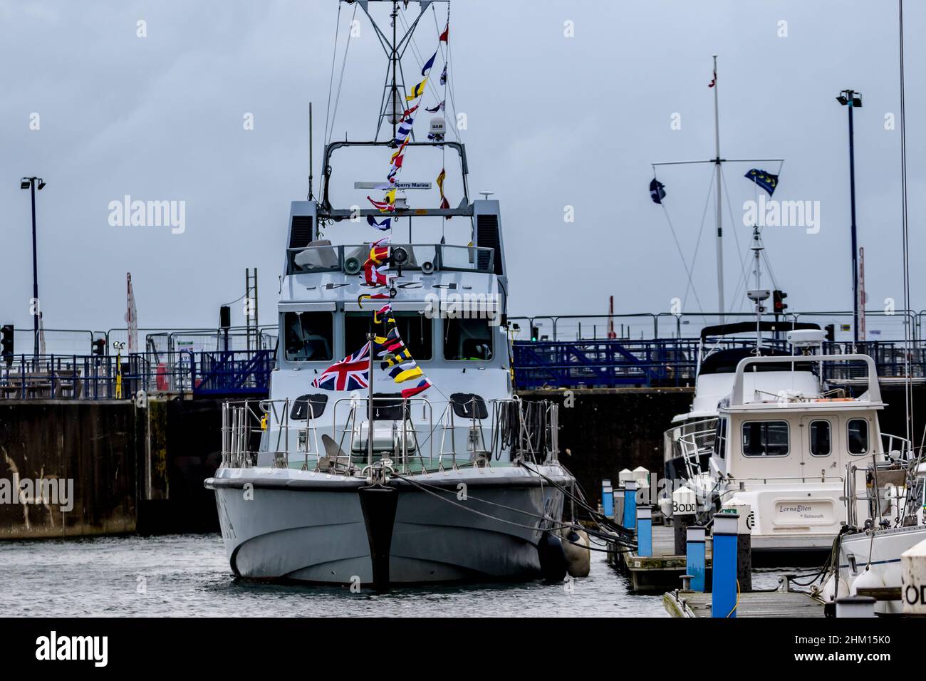 HMS Archer Sovereign Harbour East Sussex Stock Photo