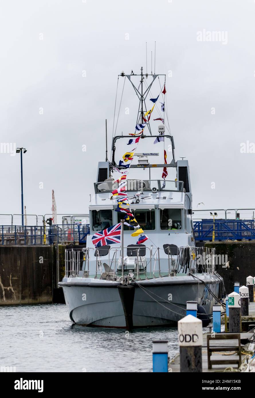 HMS Archer Sovereign Harbour East Sussex Stock Photo