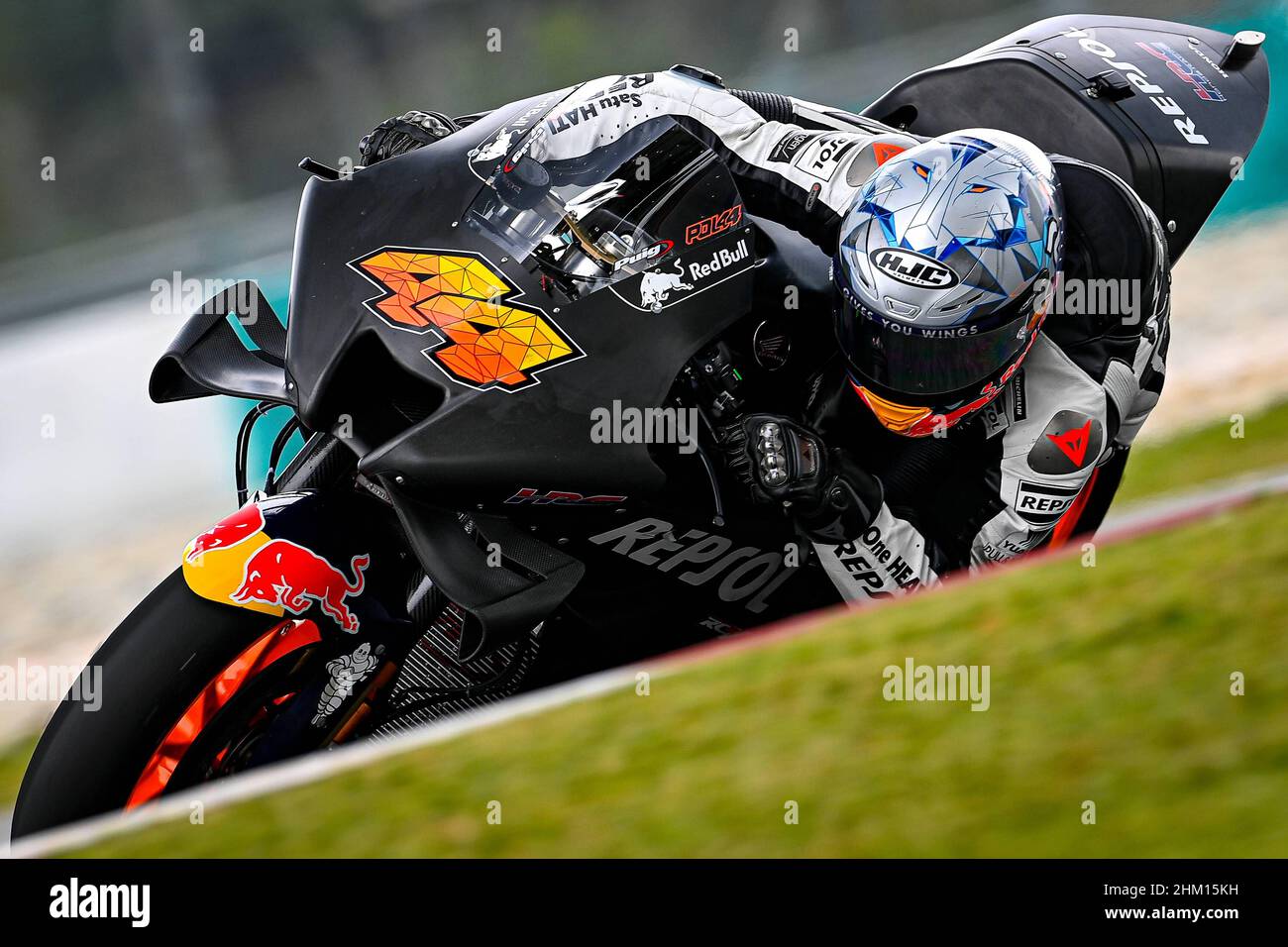 Sepang, Malasia. 06th Feb, 2022. Official MotoGP tests at the Sepang  International Circuit. Malaysia February 06, 2022. In picture: 44 Pol  Espargaro Test oficiales de MotoGP en el Circuito Internacional de Sepang.