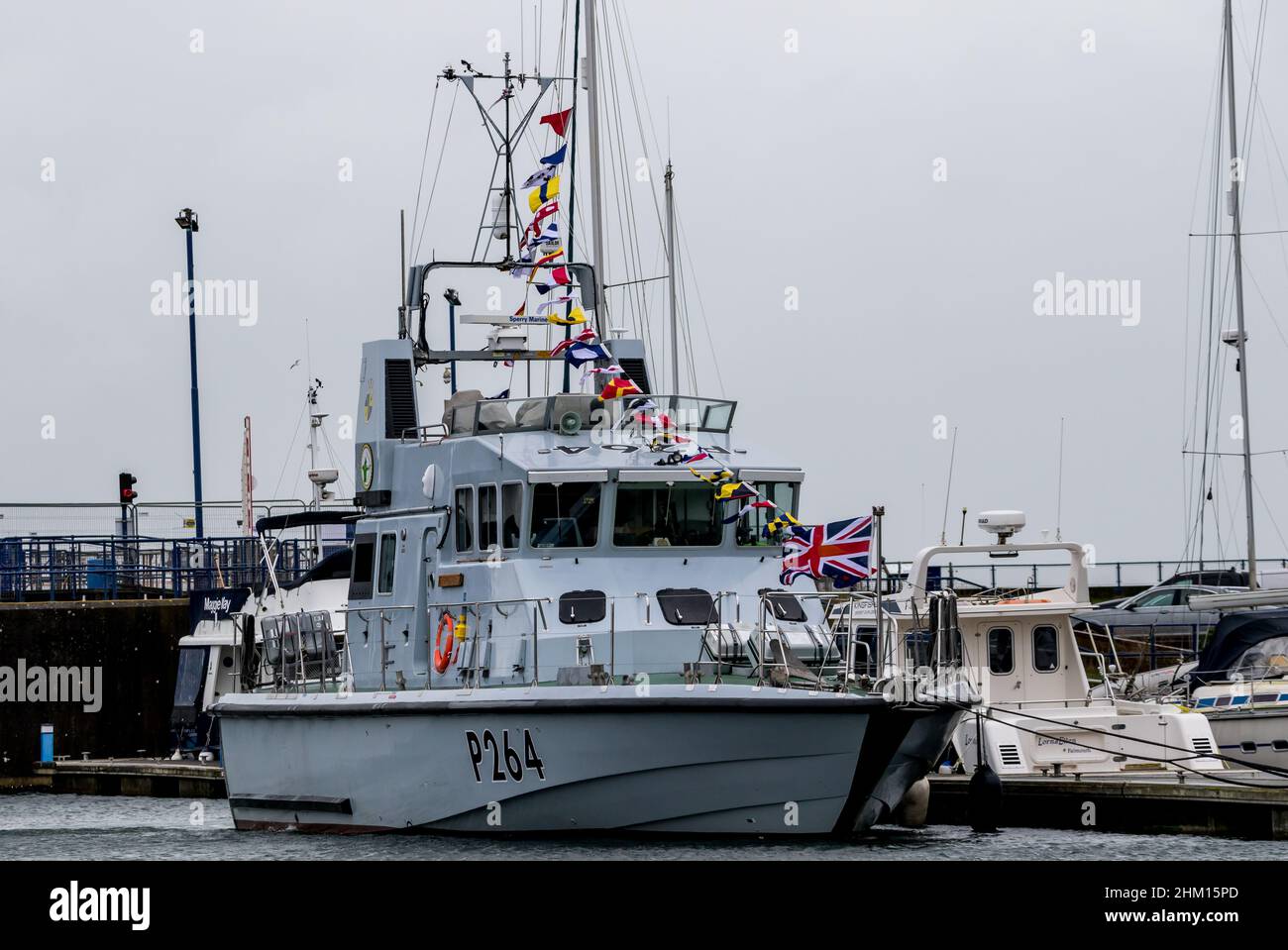 HMS Archer Sovereign Harbour East Sussex Stock Photo