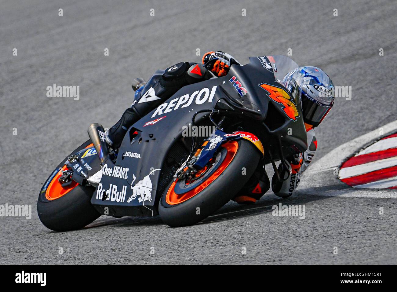 Sepang, Malasia. 06th Feb, 2022. Official MotoGP tests at the Sepang  International Circuit. Malaysia February 06, 2022. In picture: 44 Pol  Espargaro Test oficiales de MotoGP en el Circuito Internacional de Sepang.