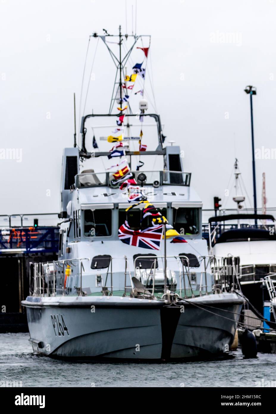 HMS Archer Sovereign Harbour East Sussex Stock Photo