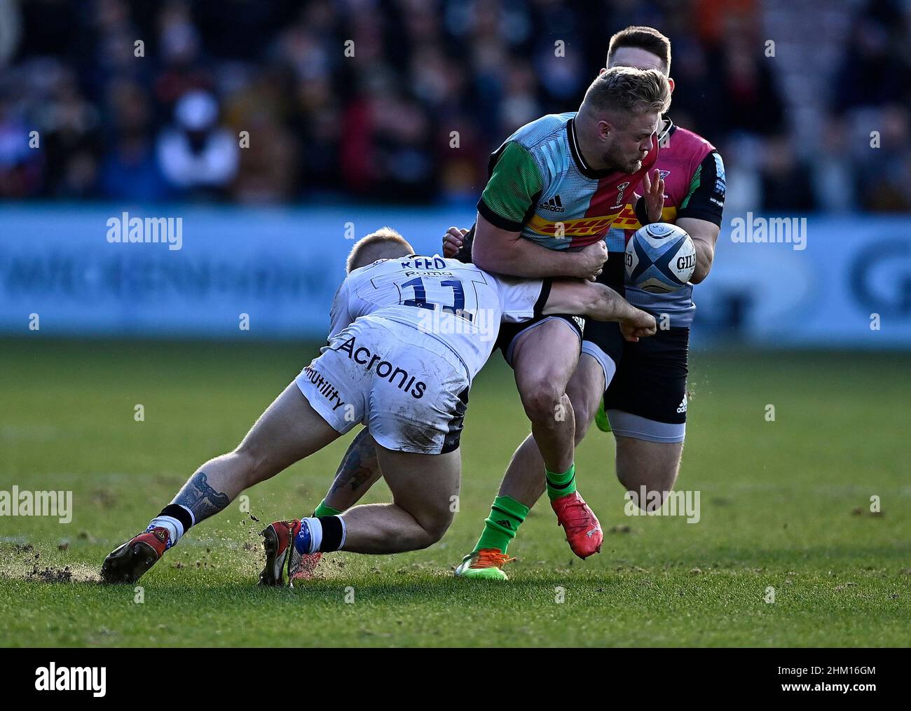 Rugby tackle and hands hi-res stock photography and images