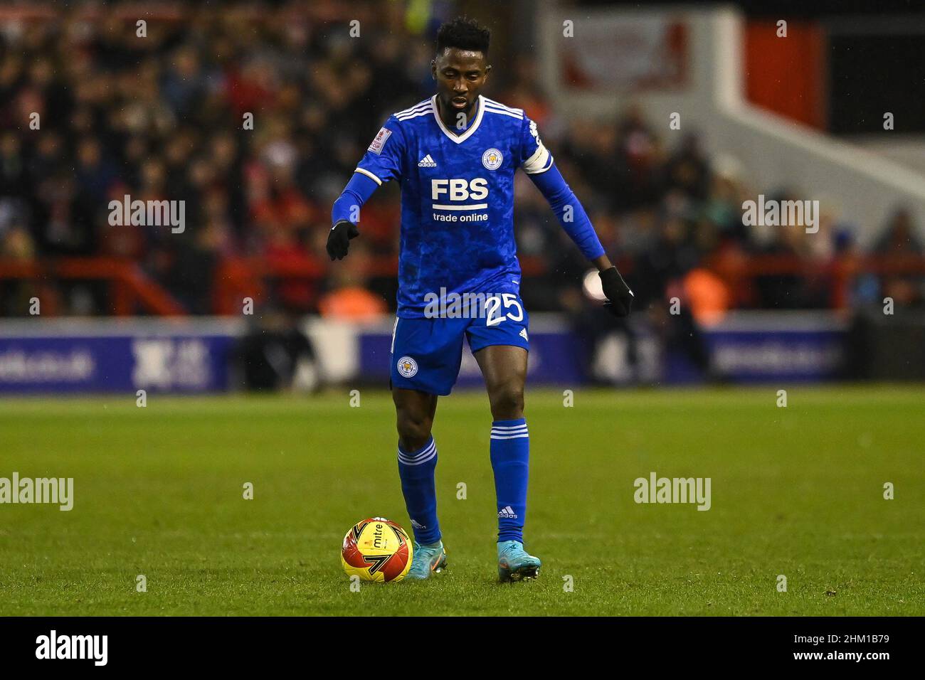 Wilfred Ndidi #25 of Leicester City during the game in, on 2/6/2022. (Photo by Craig Thomas/News Images/Sipa USA) Credit: Sipa USA/Alamy Live News Stock Photo