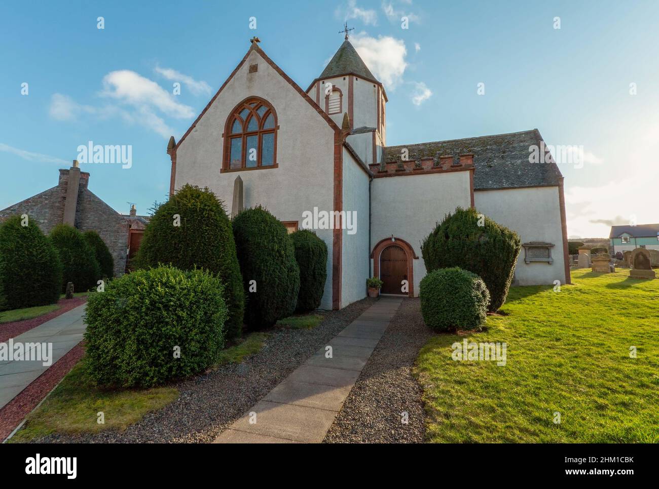 Church just off the main street in Lauder, Scottish Borders, Scotland, UK Stock Photo Alamy
