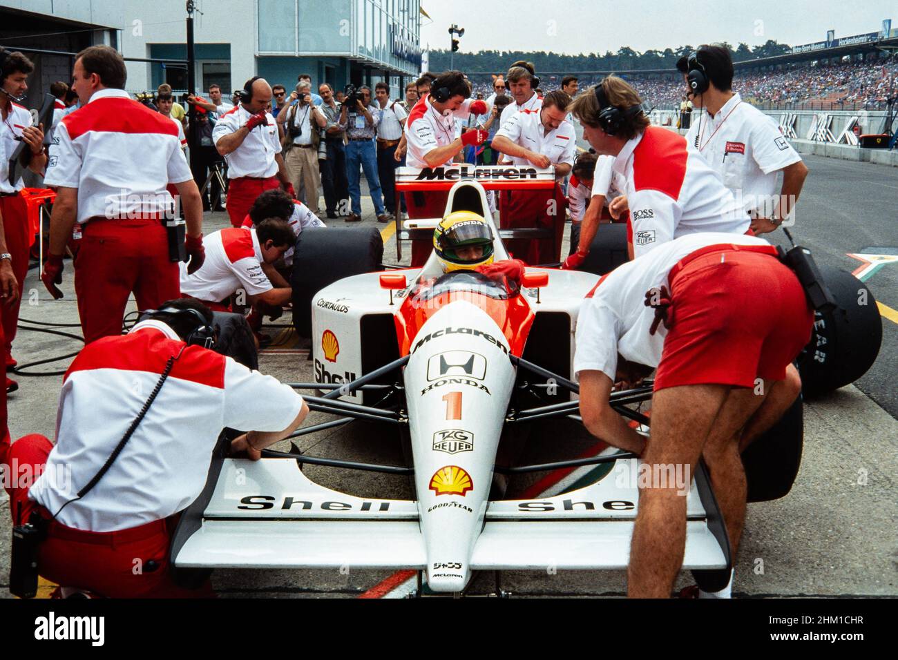 Ayrton senna mclaren hi-res stock photography and images - Alamy