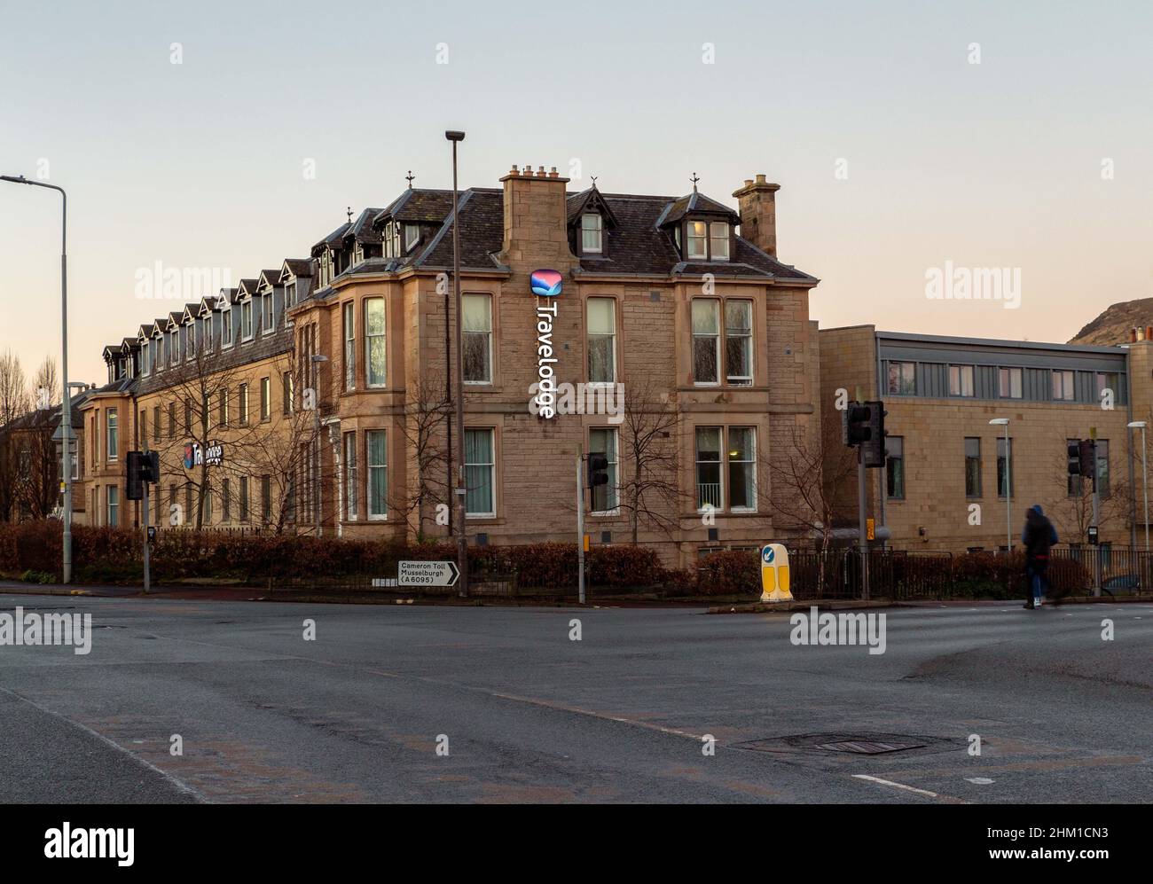 Travelodge on the south side of Edinburgh, Scotland, UK Stock Photo