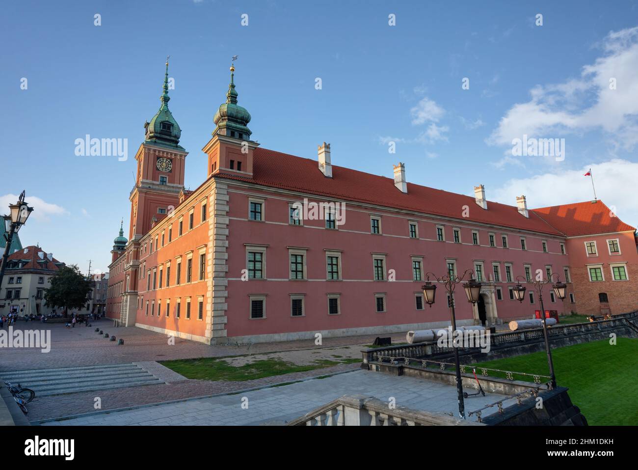 Warsaw Royal Castle at Castle Square - Warsaw, Poland Stock Photo