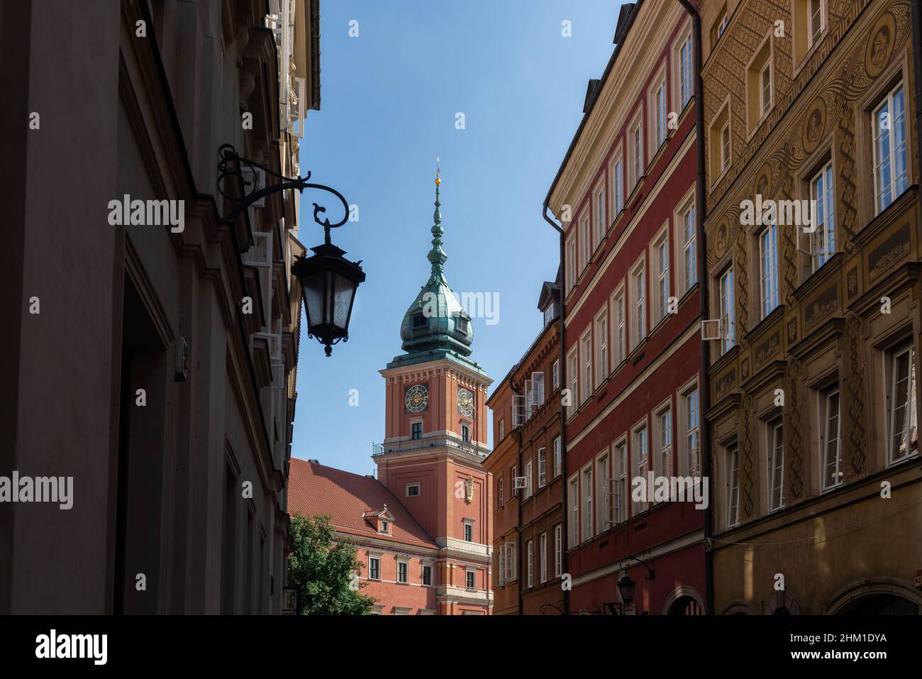 Warsaw Royal Castle at Old Town - Warsaw, Poland Stock Photo